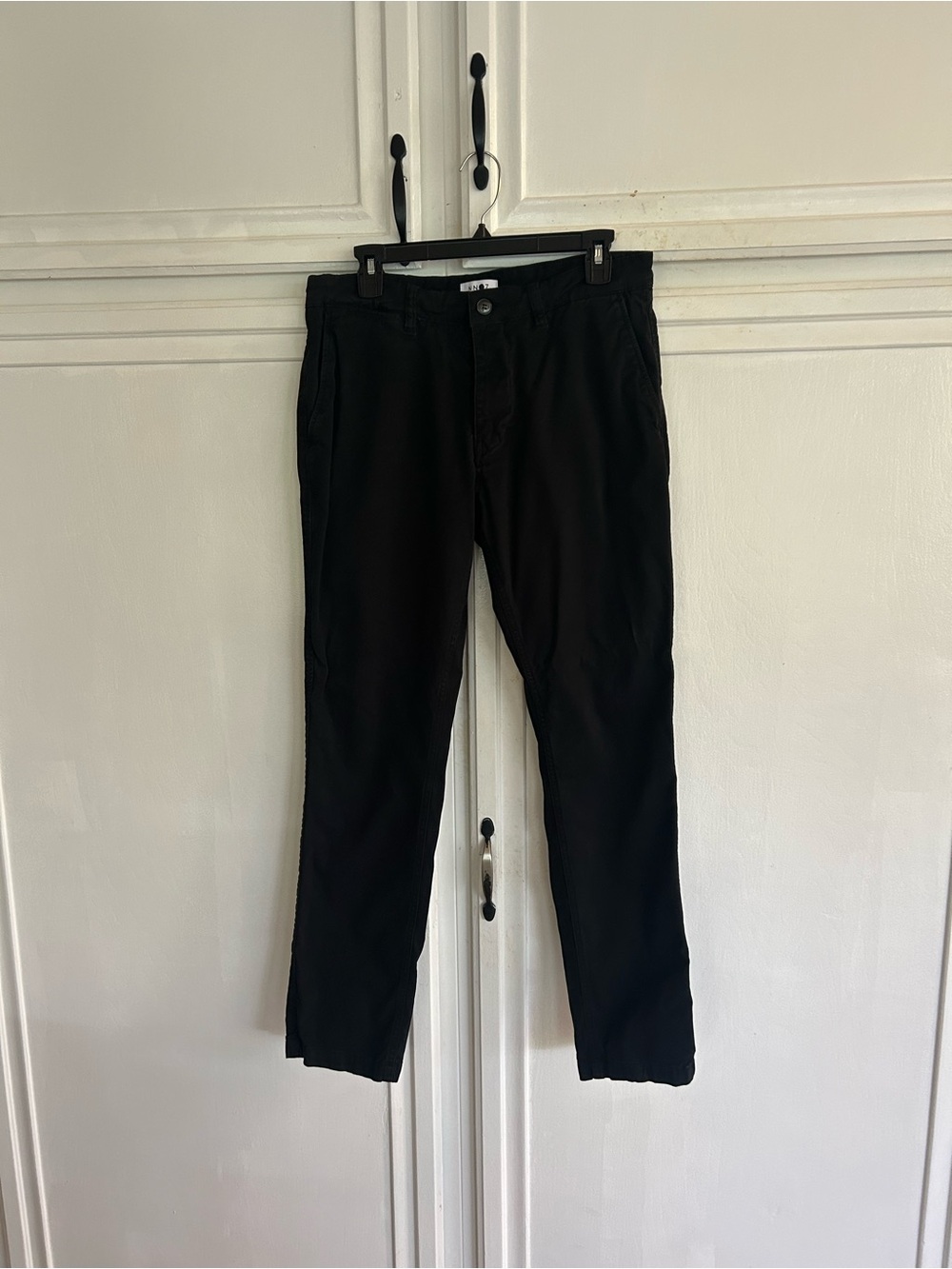 Men's Black Casual Pants - Classic Straight Fit Nordstrom brand